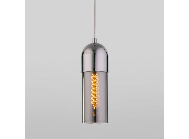 Подвесной светильник со стеклянным плафоном 50180/1 дымчатый