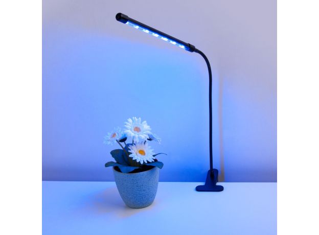 Светильник для растений на прищепке 8 Вт FT-004 чёрный