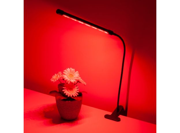 Светильник для растений на прищепке 8 Вт FT-004 чёрный