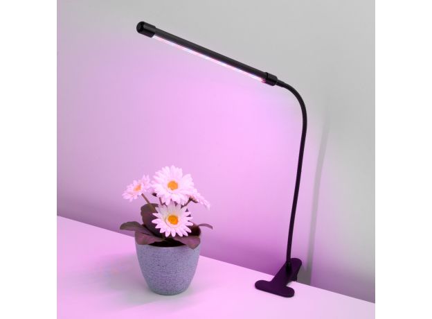 Светильник для растений на прищепке 8 Вт FT-004 чёрный