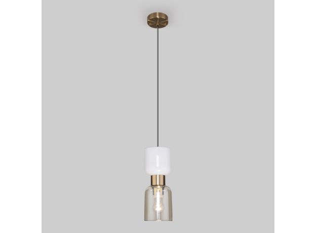 Подвесной светильник со стеклянным плафоном 50118/1 латунь