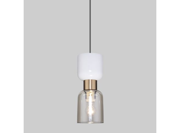 Подвесной светильник со стеклянным плафоном 50118/1 латунь