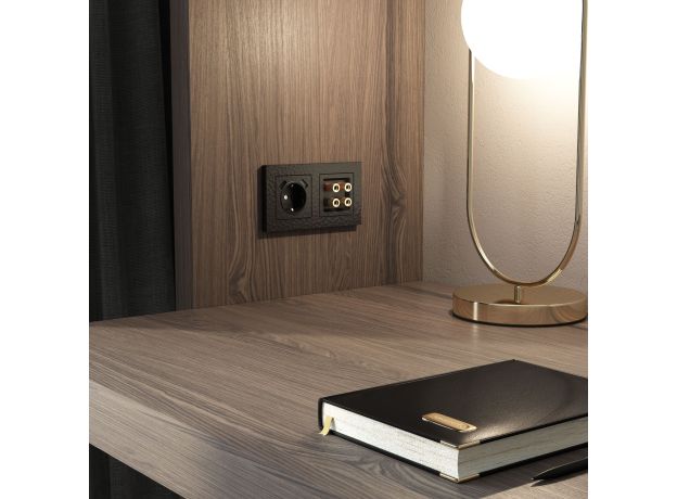 Акустическая розетка (Hammar черный) W1285008