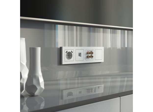 Акустическая розетка (Hammer белый) W1285001