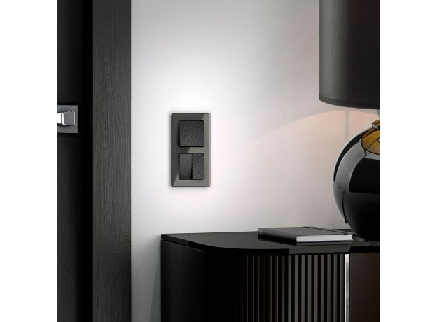 Клавиша для выключателя перекрестного (Hammar черный) W1219008