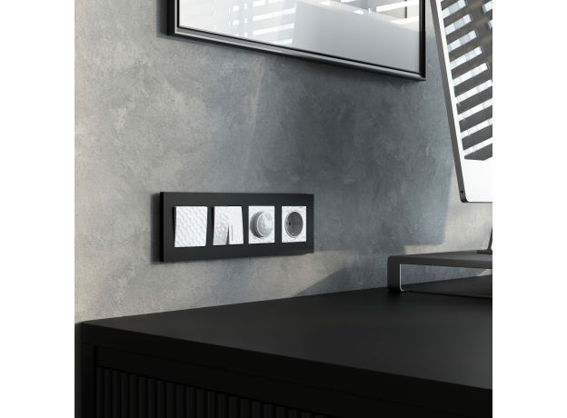 Клавиша для выключателя перекрестного (Hammer белый) W1219001