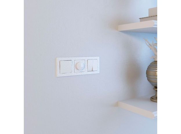 Клавиша для выключателя перекрестного (Hammer белый) W1219001