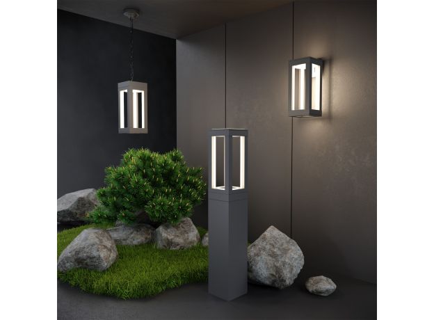 Ландшафтный светодиодный светильник Frame LED IP54 1529 TECHNO LED серый