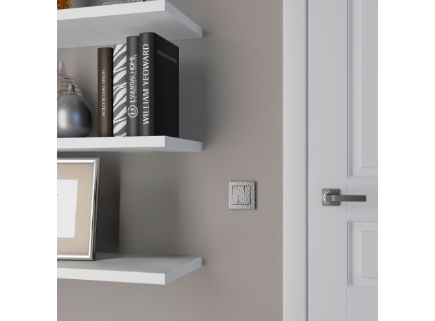 Набор клавиш для выключателя трехклавишного (Hammaer серебряный) W1239006