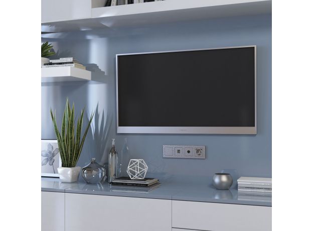 Накладка для RJ-11 (Hammaer серебряный) W1292006