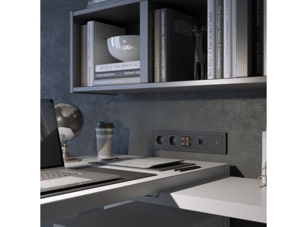 Накладка для RJ-11 (Hammar черный) W1292008