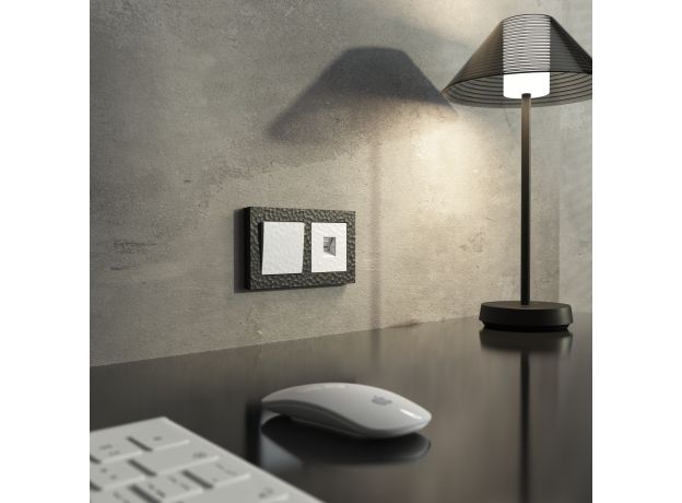 Накладка для RJ-11 (Hammer белый) W1292001