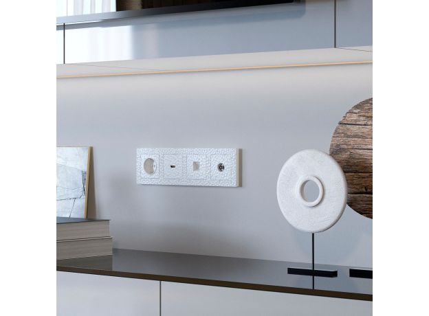 Накладка для розетки HDMI (Hammer белый) W1296001