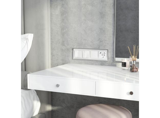 Накладка для розетки USB (Hammer белый) W1279501