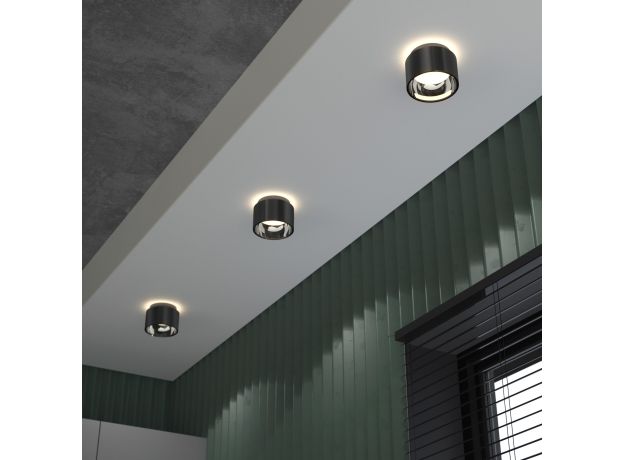 Накладной точечный светодиодный светильник 1069 GX53 Черный жемчуг