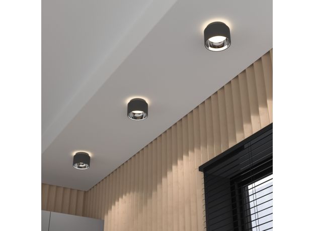 Накладной точечный светодиодный светильник 1069 GX53 GR Графит