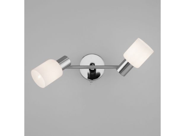 Настенный светильник с поворотными плафонами 20089/2 хром