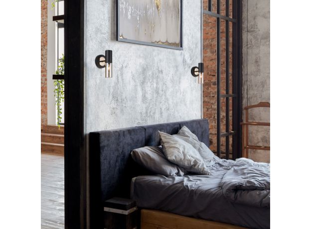 Настенный светильник в стиле лофт 70125/1 черный