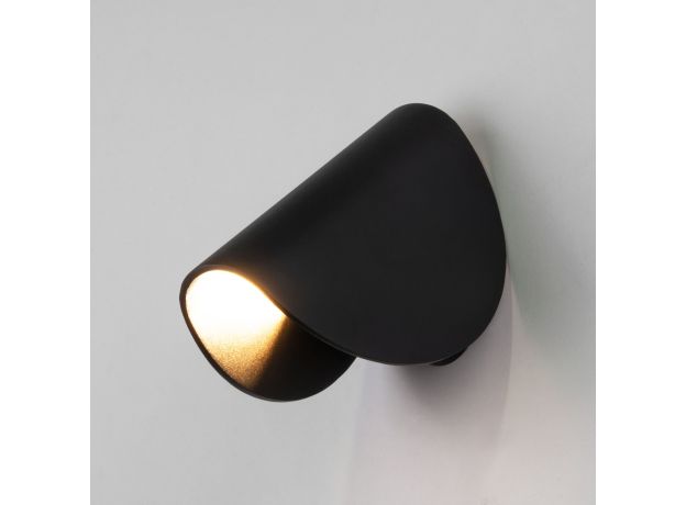 Настенный светодиодный светильник Taco чёрный IP54 1632 TECHNO LED