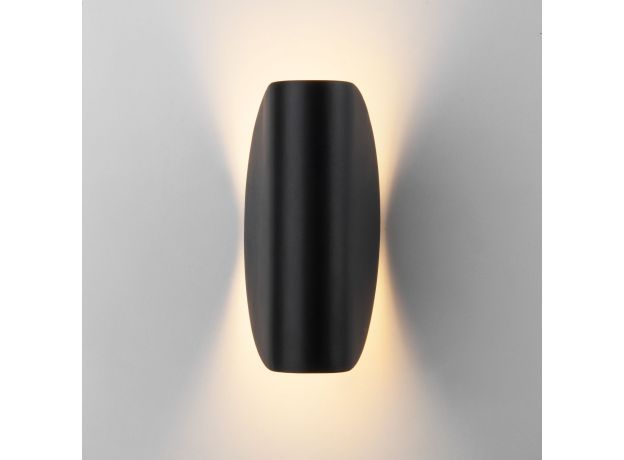 Настенный светодиодный светильник Taco чёрный IP54 1632 TECHNO LED