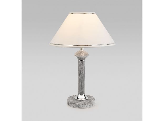 Классическая настольная лампа 60019/1 мрамор