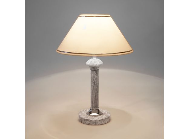 Классическая настольная лампа 60019/1 мрамор
