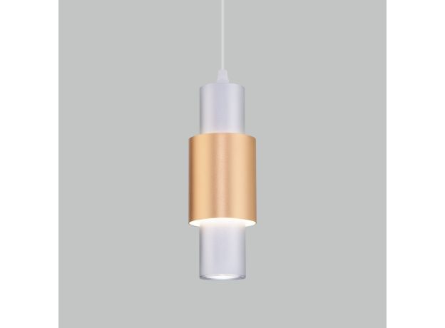 Подвесной светодиодный светильник 50204/1 LED матовое серебро/матовое золото