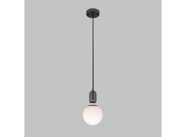 Подвесной светильник со стеклянным плафоном 50151/1 черный жемчуг