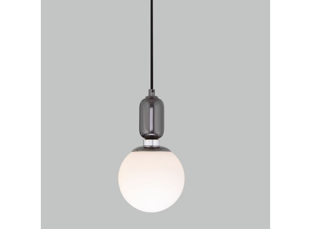 Подвесной светильник со стеклянным плафоном 50151/1 черный жемчуг