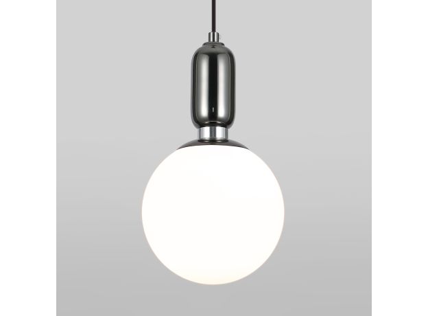 Подвесной светильник со стеклянным плафоном 50197/1 черный жемчуг