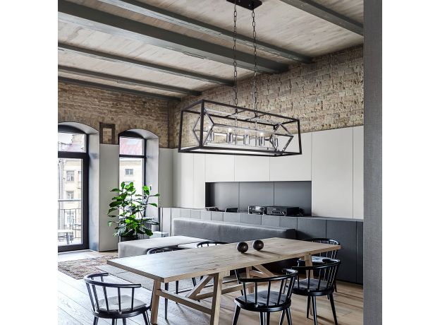 Подвесной светильник в стиле лофт 70122/5 черный