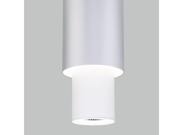 Подвесной светодиодный светильник 50204/1 LED белый/матовое серебро