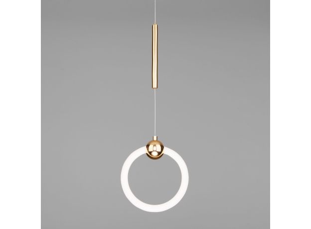 Подвесной светодиодный светильник 90165/1 золото