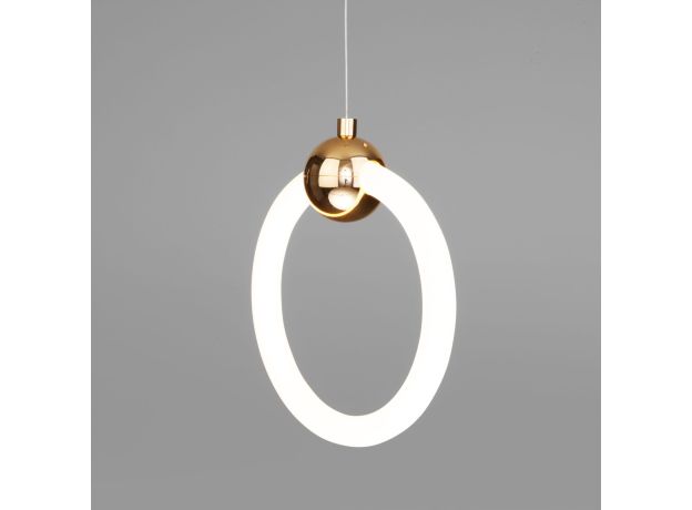 Подвесной светодиодный светильник 90165/1 золото