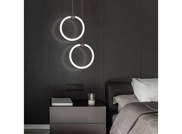 Подвесной светодиодный светильник 90166/1 черный