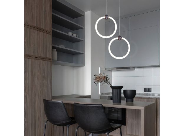 Подвесной светодиодный светильник 90166/1 черный