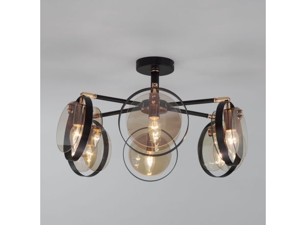 Потолочный светильник в стиле лофт 70121/6 черный