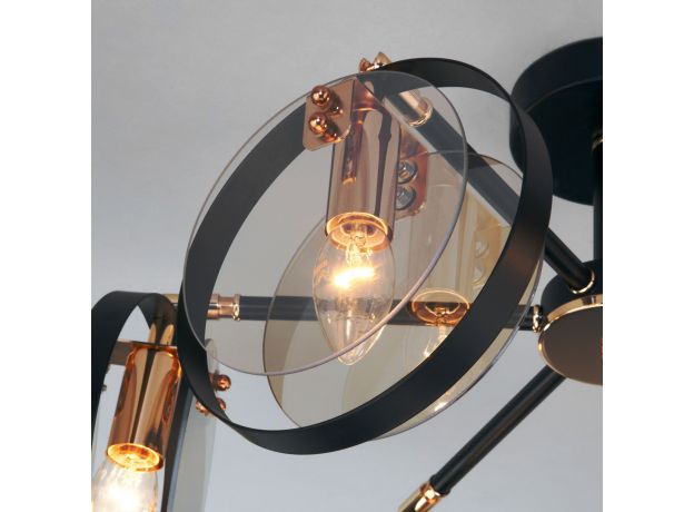 Потолочный светильник в стиле лофт 70121/6 черный