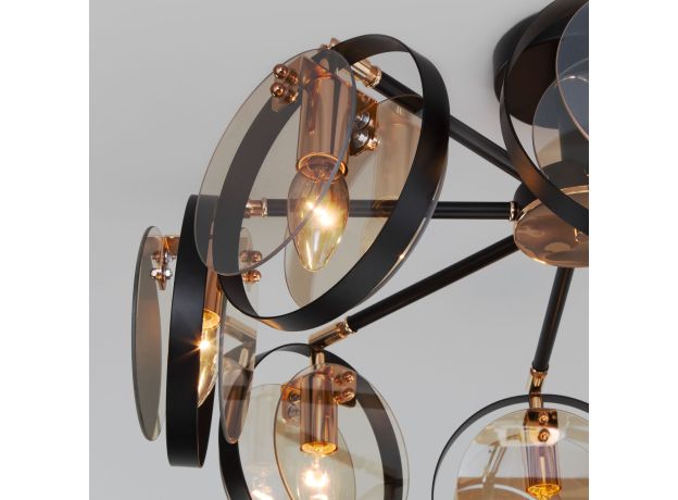 Потолочный светильник в стиле лофт 70121/8 черный