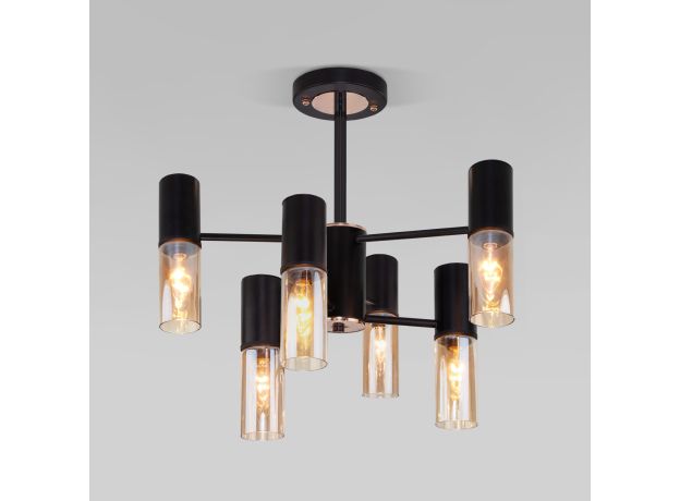 Потолочная люстра в стиле лофт 70125/6 черный