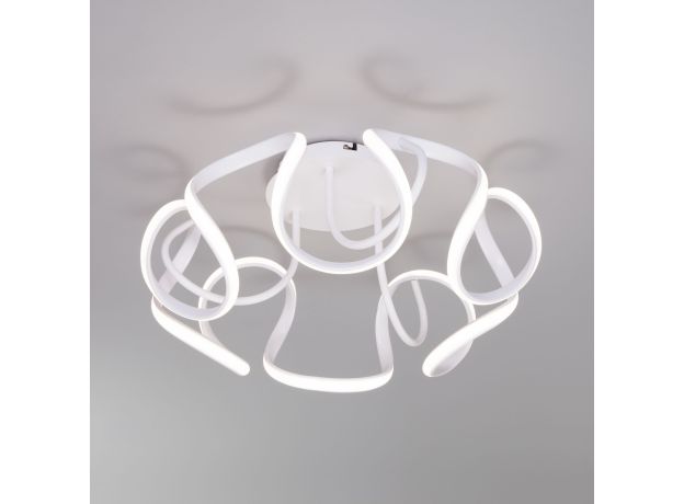 Потолочный светодиодный светильник с пультом управления 90238/1 белый