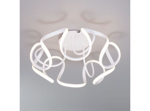 Потолочный светодиодный светильник с пультом управления 90238/1 белый