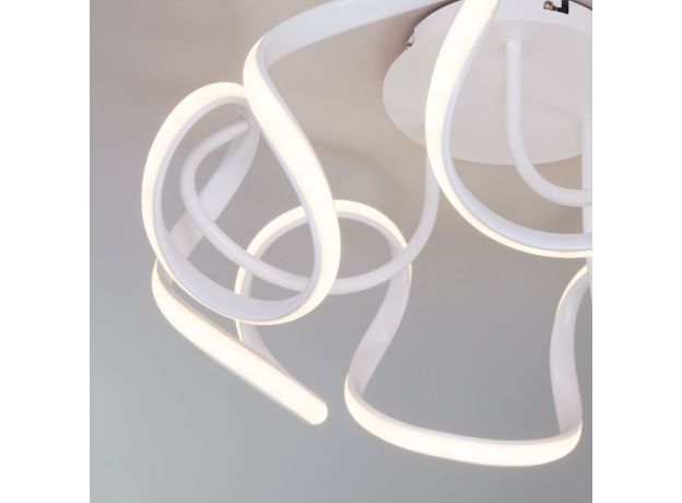 Потолочный светодиодный светильник с пультом управления 90238/1 белый