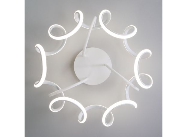 Потолочный светодиодный светильник с пультом управления 90238/1 белый