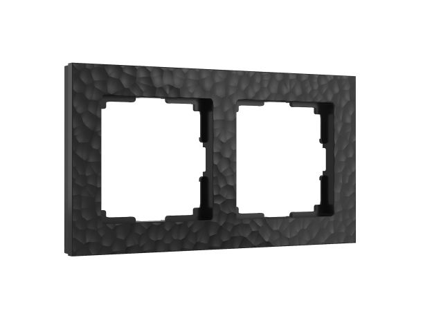 Рамка из поликарбоната на 2 поста Hammer черный W0022408