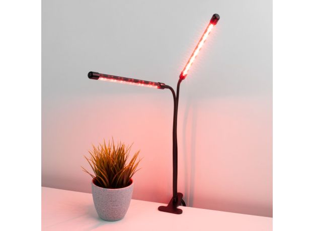 Светильник для растений на прищепке 16 Вт FT-005 чёрный