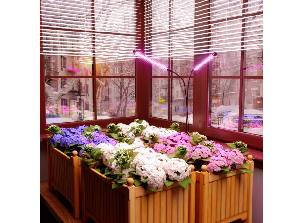 Светильник для растений на прищепке 16 Вт FT-005 чёрный