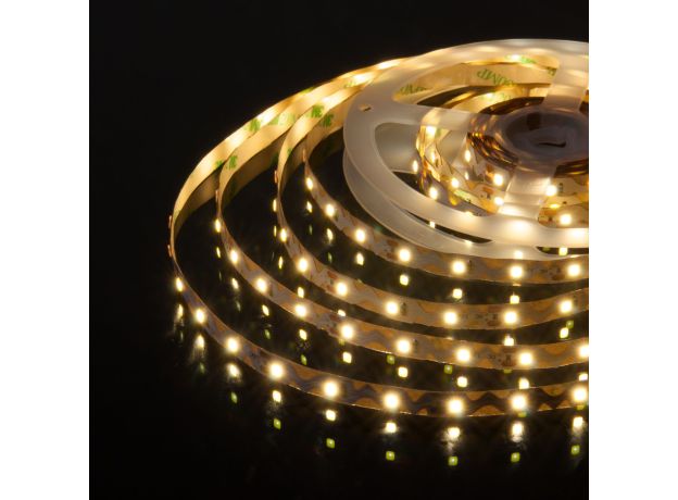 Светодиодная гибкая лента 12 В 6 Вт/м 60 Led/м 2835 IP20, дневной белый 4200K, 5 м Лента светодиодная гибкая 12V 6W 60Led 2835 IP20 дневной белый, 5м