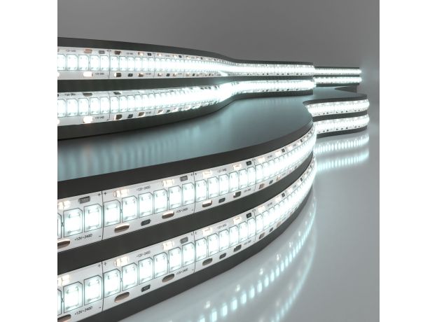 Светодиодная лента 12 В 16 Вт/м 240 Led/м 2835 IP65, холодный белый 6500K, 5 м Лента светодиодная 12V 16W 240Led 2835 IP65 холодный белый, 5м