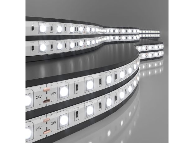 Светодиодная лента 24 В 14,4 Вт/м 60 Led/м 5050 IP65, дневной белый 4200K, 5 м Лента светодиодная 24V 14,4W 60Led 5050 IP65 дневной белый, 5м